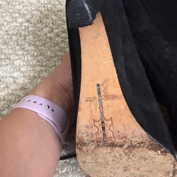 Dolce Vita back heels boots lace up suede booties size 8 - Picture 10 of 11